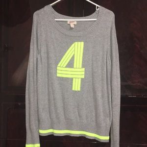 Arizona Jeans Sweater with Neon 4/Stripes